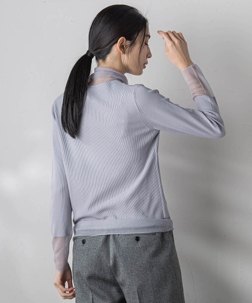 la.f（ラ・エフ） ニット セーター シアータートルリブニット