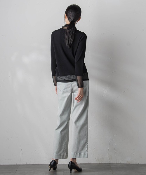 la.f（ラ・エフ） ニット セーター シアータートルリブニット