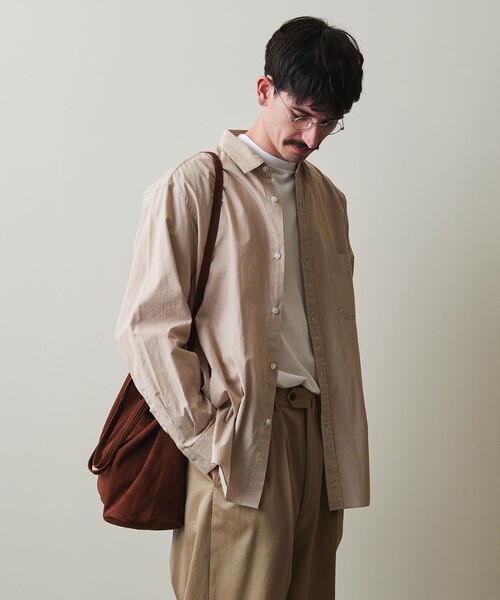 steven alan \" LOOSE FIT \" ストライプシャツ 日本製 BEAUTY&YOUTH UNITED ARROWS｜<Steven Alan> 100/2 シルキー