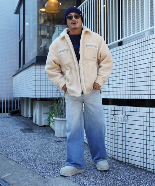 Re:room（リルーム） コート ジャケット ボアビッグジャケット メンズ