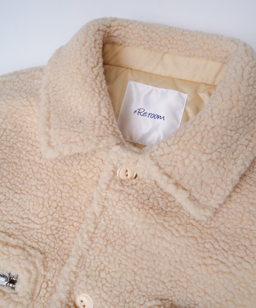 Re:room（リルーム） コート ジャケット ボアビッグジャケット メンズ