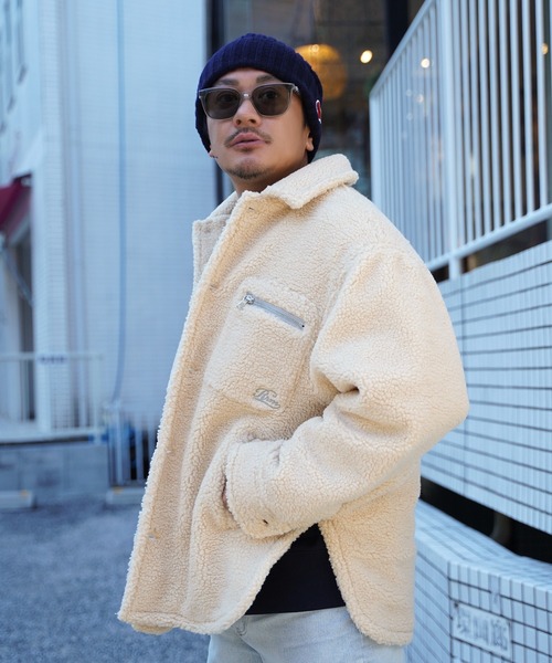 ボアコート　Rnyroom エムサイズ Re:room（リルーム） コート ジャケット ボアビッグジャケット メンズ