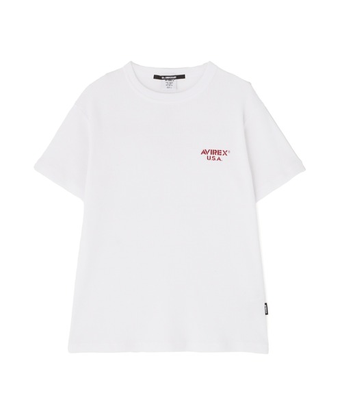 国内発/関税無/本物保証/AVIREX ミニワッフル 半袖Tシャツ☆新作 MINI WAFFLE T-SHIRT / ミニワッフル 半袖Tシャツ / AVIREX