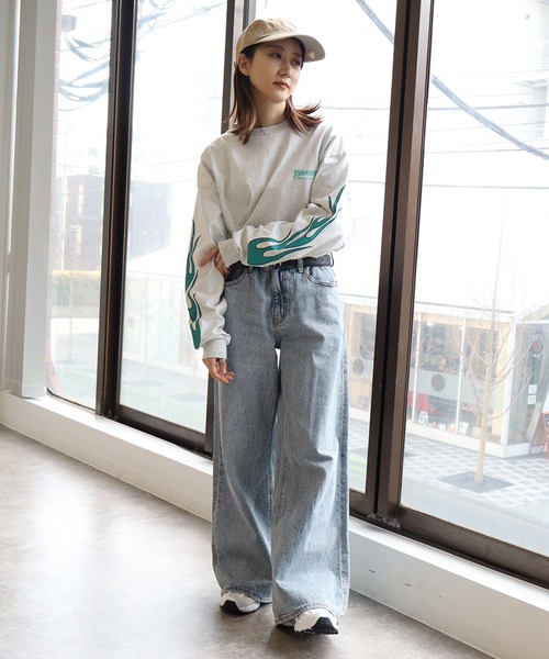 THRASHER スケートウェア Lサイズ THRASHER tシャツ 「THRASHER/スラッシャー」THRASHER Sleeve