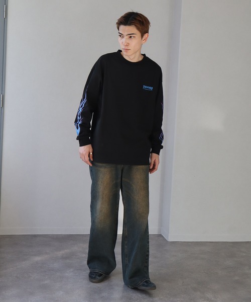 スラッシャー　THRASHER ロングスリーブ　L USA製 楽天市場】スラッシャー 長袖Tシャツ ロングスリーブTシャツ