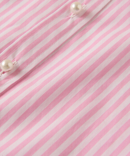 専用 アンティーク ブラウス ピンク ストライプ La boutique Bonbon ブラウス シャツ 「ベストセラー・miki監修
