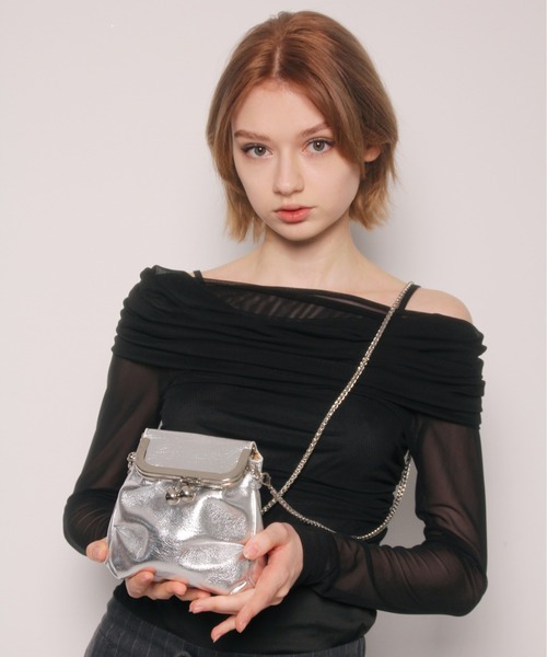 IMARI ショルダーバッグ バッグ 「 IMARI / イマリ 」 がま口 チェーン 