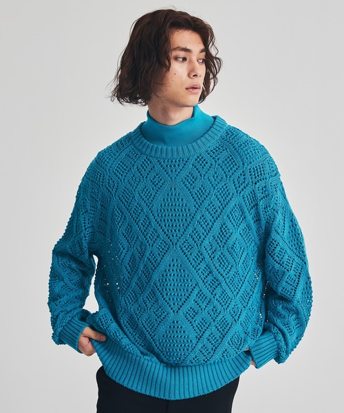福袋 1 長袖ニット 「LiNoH」 LiNoH ブルー Yahoo ZOZOTOWN : メンズ トップス