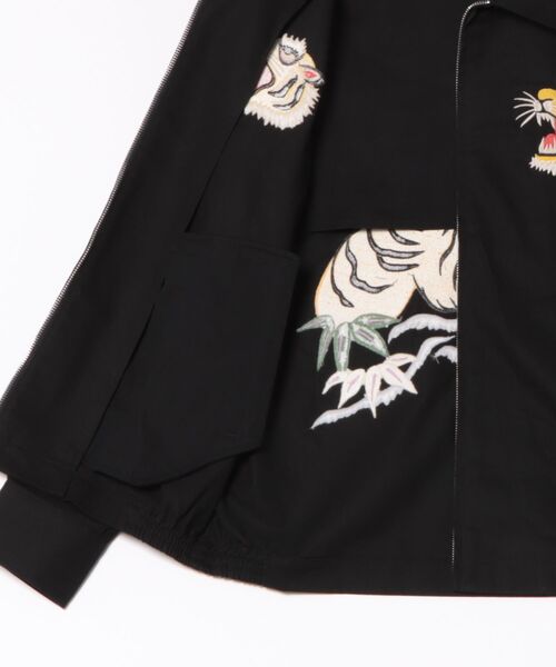 HOUSTON（ヒューストン） ブルゾン アウター ハリントンジャケット 虎
