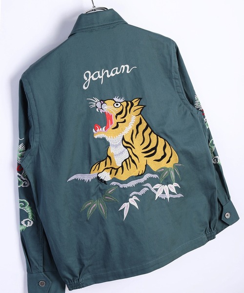 HOUSTON X-LARGE ジャケット 虎と鷲刺繍 HOUSTON X-LARGE ジャケット