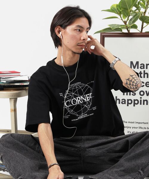 ffein tシャツ 「FFEIN（フェイン）」サークルアート線画プリントT