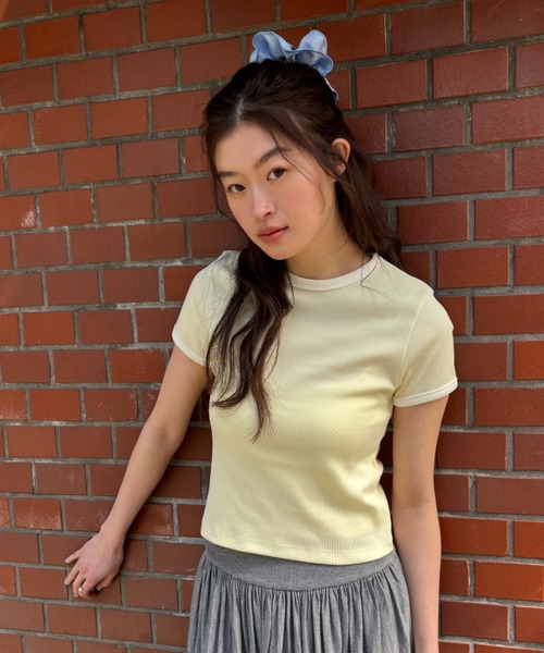 FUULLY STUDIO tシャツ リンガーコンパクトT レディース
