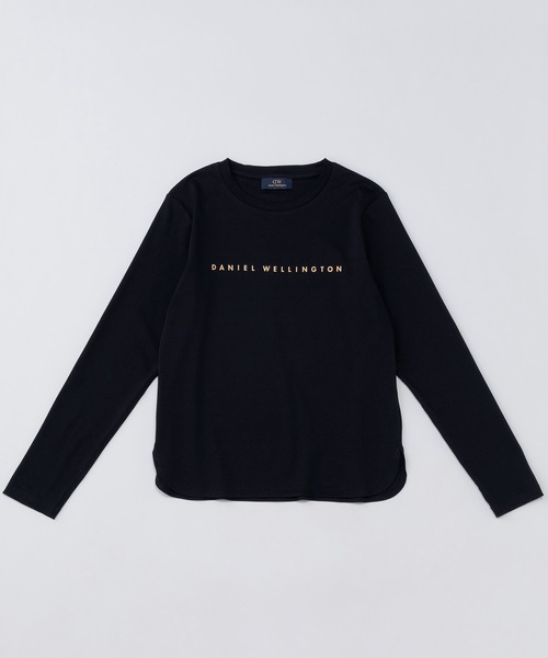 tシャツ 「Daniel Wellington」ストレッチコットンクルーネックロングスリーブTシャツ レディース