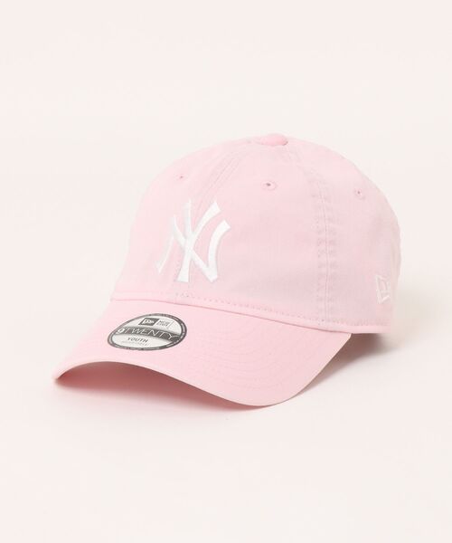 【最終値下げ】ニューエラ　キャップ　子供用　YOUTH キャップ　ピンク キッズ Child 9TWENTY トラッカー ニューヨーク・ヤンキース