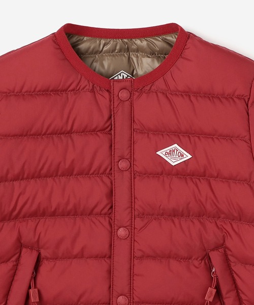 「DANTON」 「KIDS」ダウンジャケット 115 アイボリー キッズ_画像3