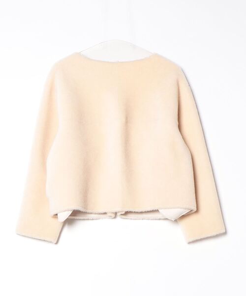 FRAY I.D（フレイ・アイディー） ノーカラージャケット 1 ベージュ