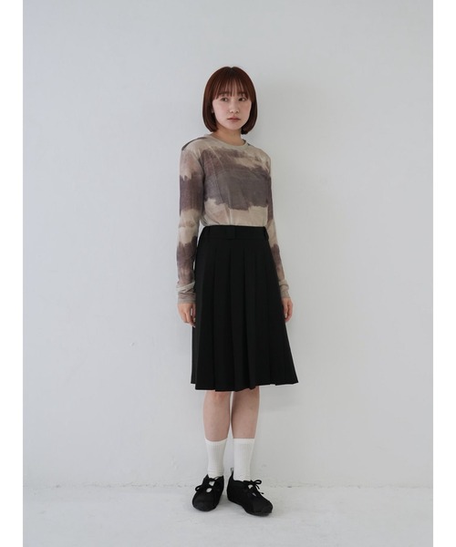 Uenui tシャツ 「 cunii 」 抜け感 モード シアー シースルー