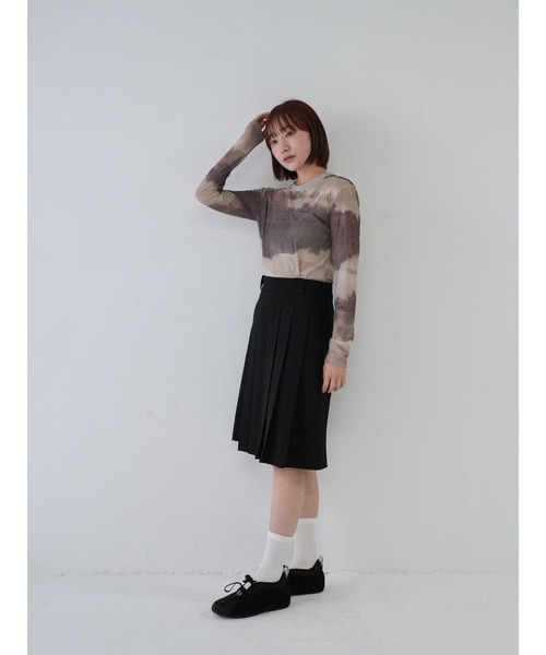 美品❣️お袖シースルーTシャツ miniministore シースルー Tシャツ レディース 長袖