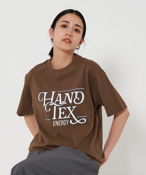 tシャツ 「HANDTEX/ハンドテックス」プリントロゴT レディース HANDTEX/ハンドテックス】プリントロゴT（Tシャツ/カットソー