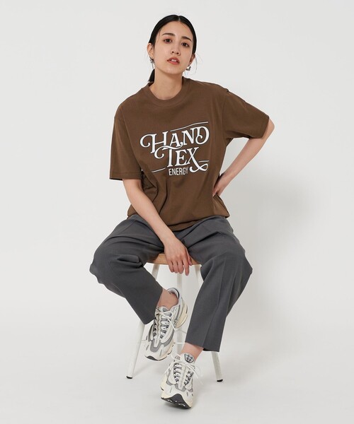 tシャツ 「HANDTEX/ハンドテックス」プリントロゴT レディース 追加予約2》【HANDTEX/ハンドテックス】プリントロゴT（Tシャツ
