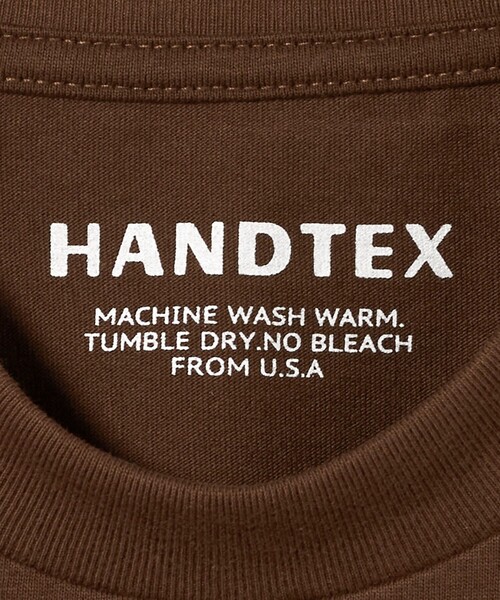 tシャツ 「別注」「HANDTEX」プリント Tシャツ レディース HANDTEX tシャツ 「別注」「HANDTEX」プリント Tシャツ