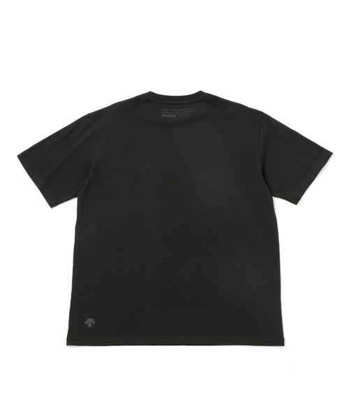 「DESCENTE」 半袖Tシャツ S ホワイト メンズ