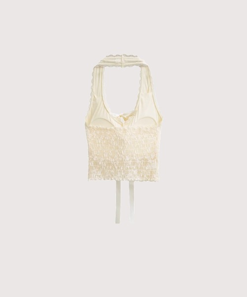 キャミソール Romantic Lace Halter Top LA POMME petit キャミソール Romantic Lace Halter Top