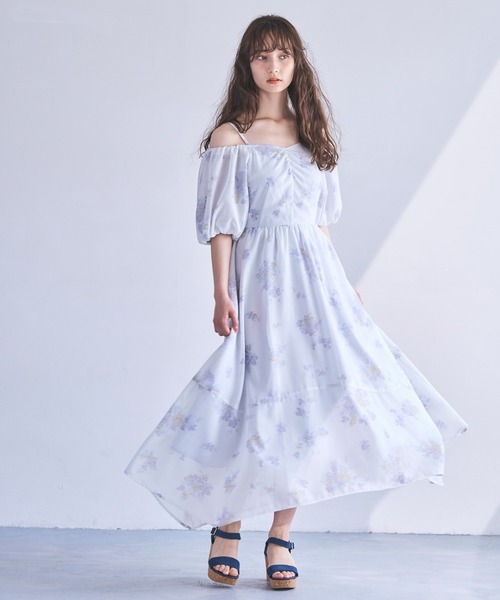 TOMO様おまとめ　レオナールパーソナルオーダーワンピース＆紫陽花柄ワンピース 最短即日出荷】【LLサイズあり】 コーデセット トップス