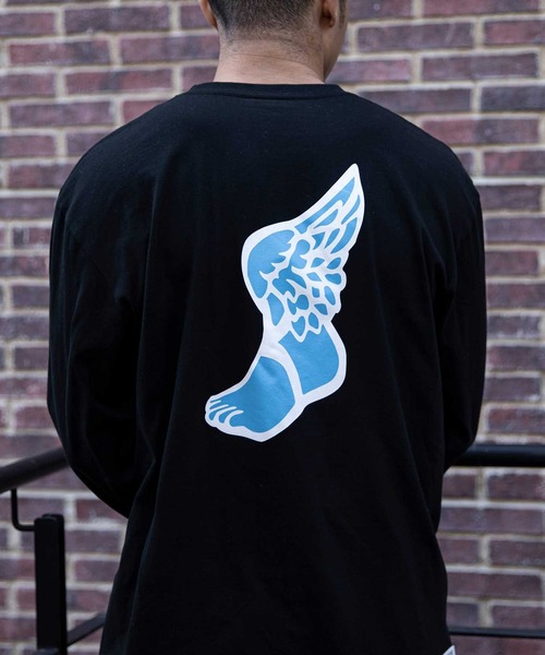ATMOS 長袖カットソー X-LARGE atmos 「atmos」 「THE NETWORK BUSINESS 」長袖Tシャツ X-LARGE