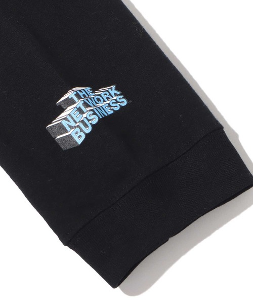 atmos 「atmos」 「THE NETWORK BUSINESS 」長袖Tシャツ X-LARGE