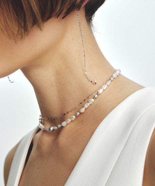 ひかり様　 ルボンボン　パールチェーンネックレス les bonbon（ルボンボン） ネックレス 「les bon bon」fragment pearl