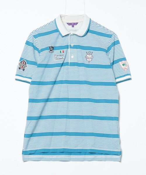 BEAMS GOLF 「BEAMS GOLF」 半袖ポロシャツ MEDIUM ブルー