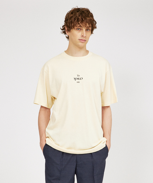 DESIGNWORKS（デザインワークス） tシャツ 「スラングロゴ」半袖 T