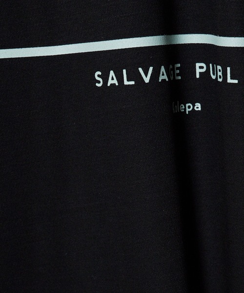 「SALVAGE PUBLIC Kolepa」 半袖Tシャツ L ブラック メンズ