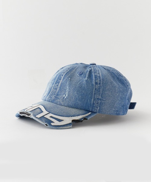 キャップ 帽子 PANQ/パンク 2023 FW DESTORYED CAPS RELEASE SOON