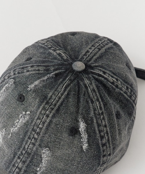 ROOP TOKYO キャップ 帽子 PANQ/パンク 2023 FW DESTORYED CAPS
