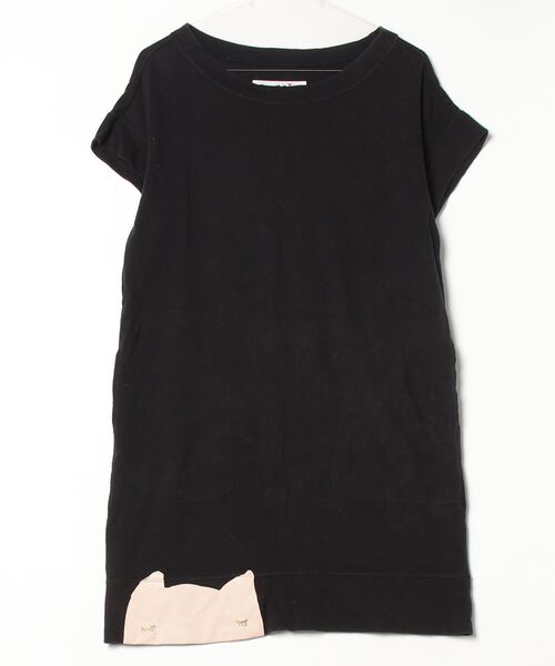 TSUMORI CHISATO 半袖ワンピース 黒 TSUMORI CHISATO 「TSUMORI CHISATO」 半袖ワンピース 02