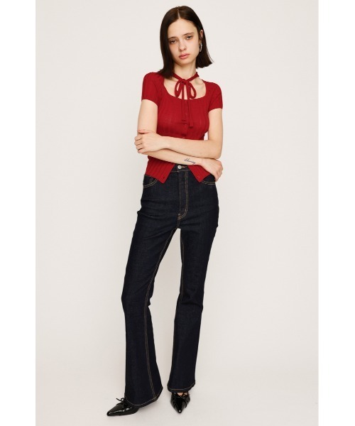 SLY ハイウエスト フレアパンツ ウィズ ロイカ アールイーエフ 24inch SLY｜HW FLARE PT WITH ROICA(R)EF | Rakuten Fashion(楽天