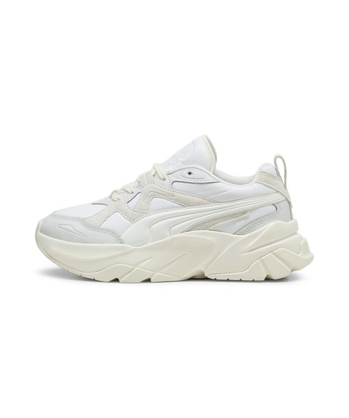 [PUMA] low cut спортивные туфли 25.5cm "теплый" белый женский 