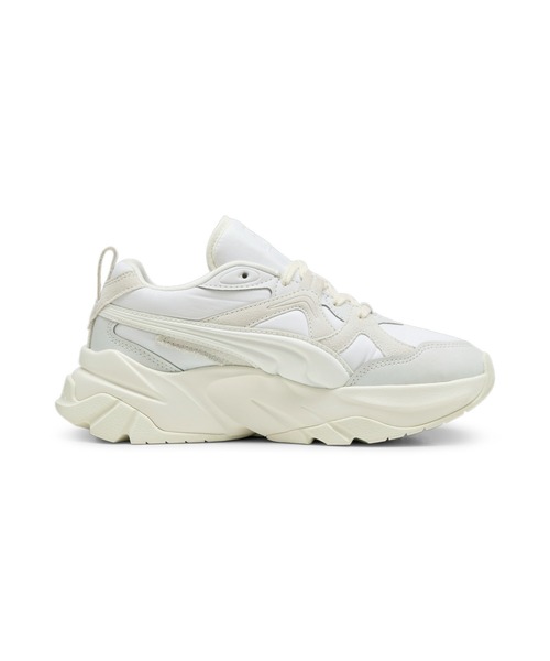 [PUMA] low cut спортивные туфли 25.5cm "теплый" белый женский 