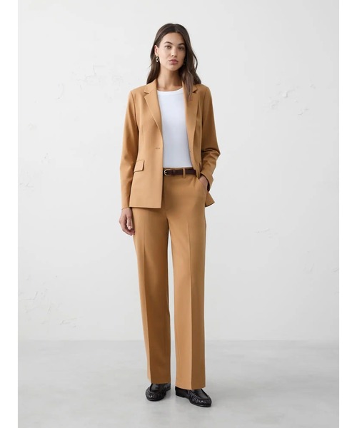 パンツ BANANA REPUBLIC FACTORY STORE　　ストレートハイライズスカルプテッドパンツ レディースの画像