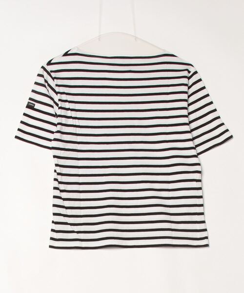 「SAINT JAMES」 ボーダー柄半袖Tシャツ X-SMALL ブラック レディース