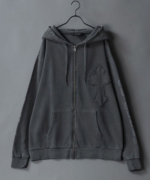 エドハーディ ジップアップパーカー Ed Hardy 「Ed Hardy」 ジップアップパーカー L ブラック系