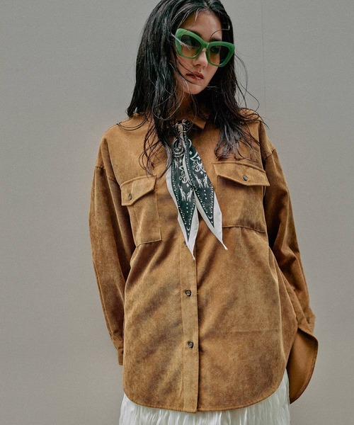 GLOBAL WORK（グローバルワーク） ブラウス シャツ イージーケア