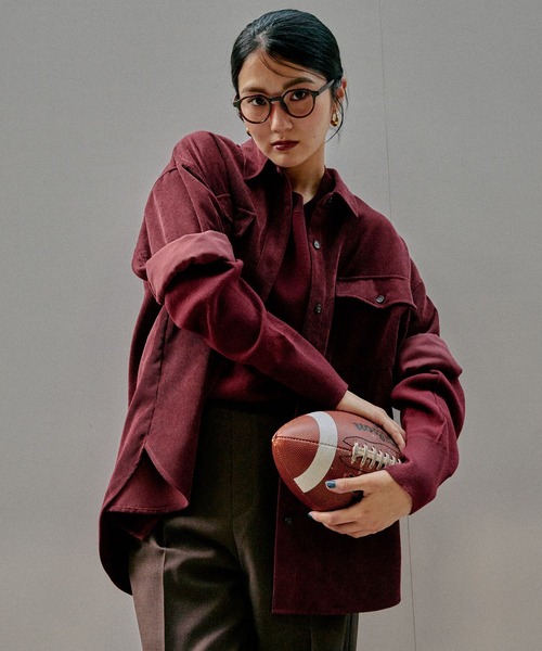 GLOBAL WORK（グローバルワーク） ブラウス シャツ イージーケア