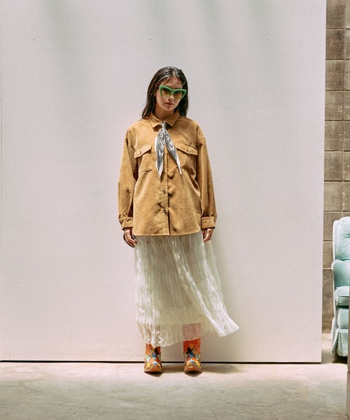 GLOBAL WORK（グローバルワーク） ブラウス シャツ イージーケア