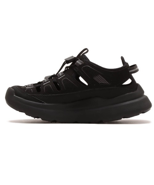 「KEEN」 ローカットスニーカー 24.5cm ブラック レディース