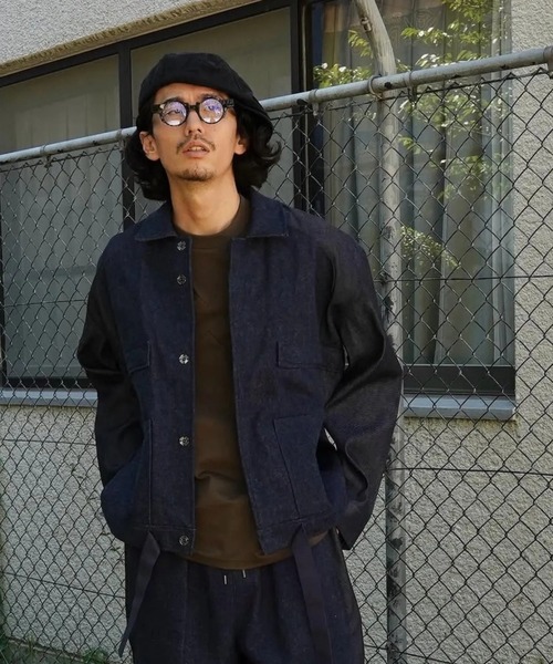 新品タグ付　OHGA デニムジャケット ohta（オオタ） デニムジャケット gジャン denim jacket メンズ