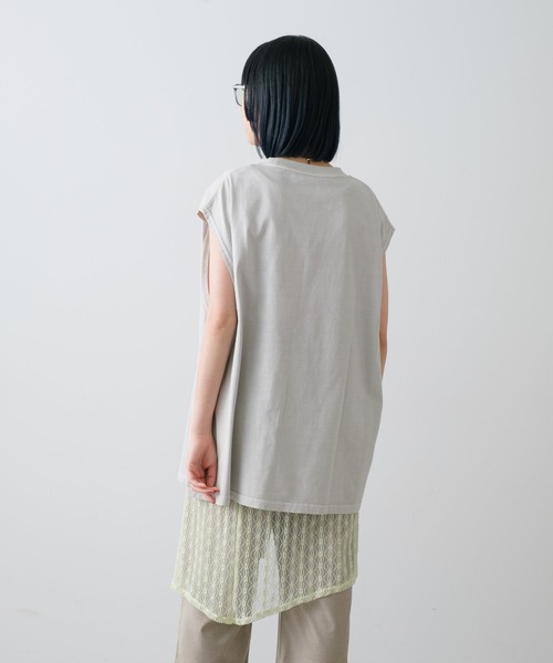 「WHIMSIC」 ノースリーブトップス FREE グリーン系その他 メンズ_画像5