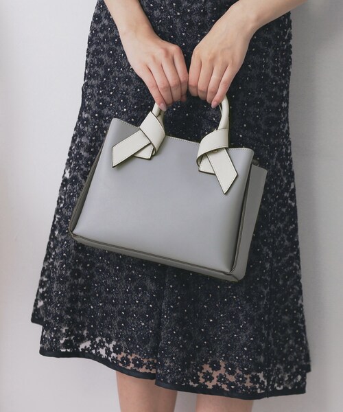 index（インデックス） トートバッグ 「2WAY」リボンハンドルミドル